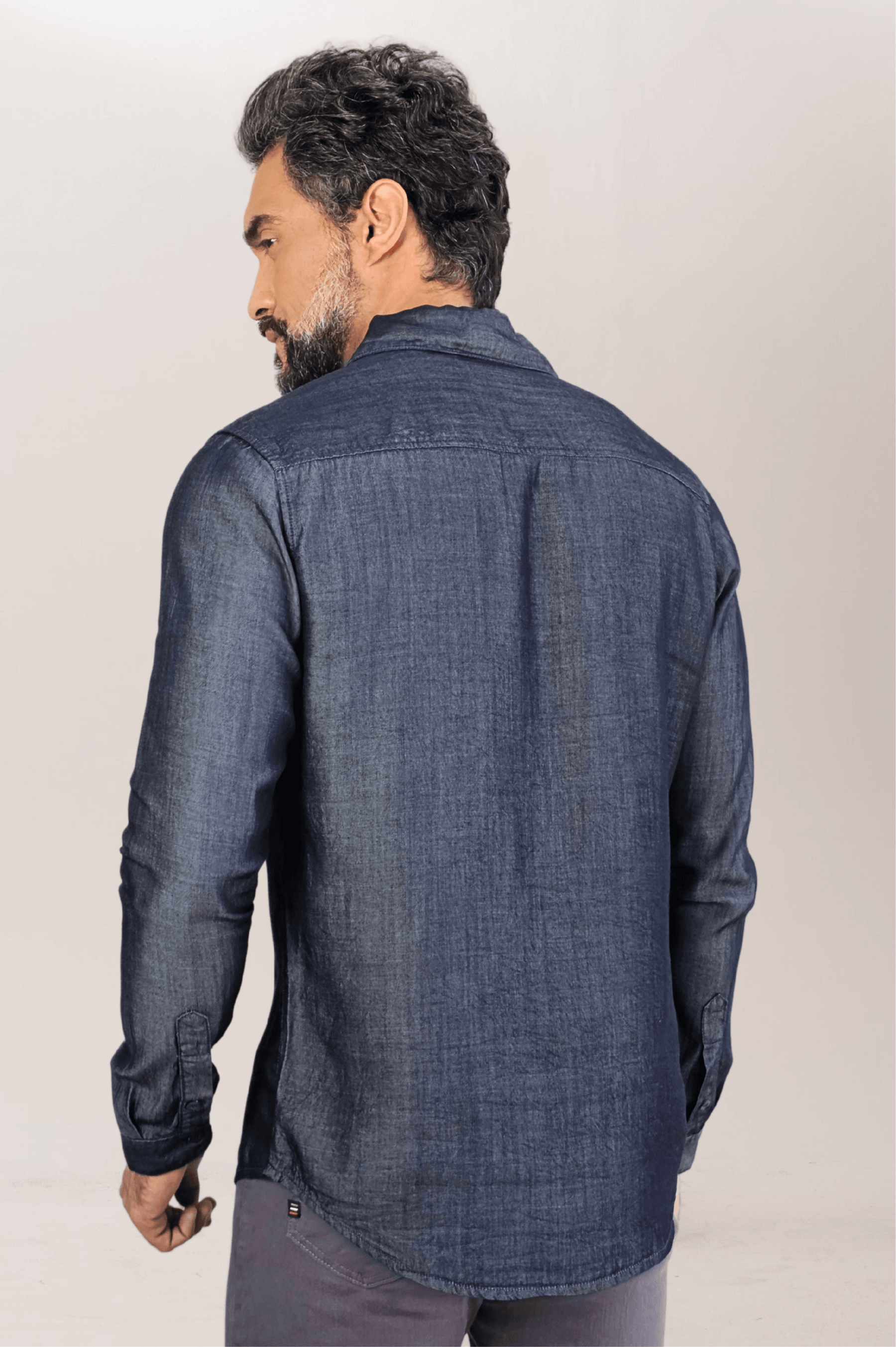 Premium Slim ML Dark Jeans Dress Shirt