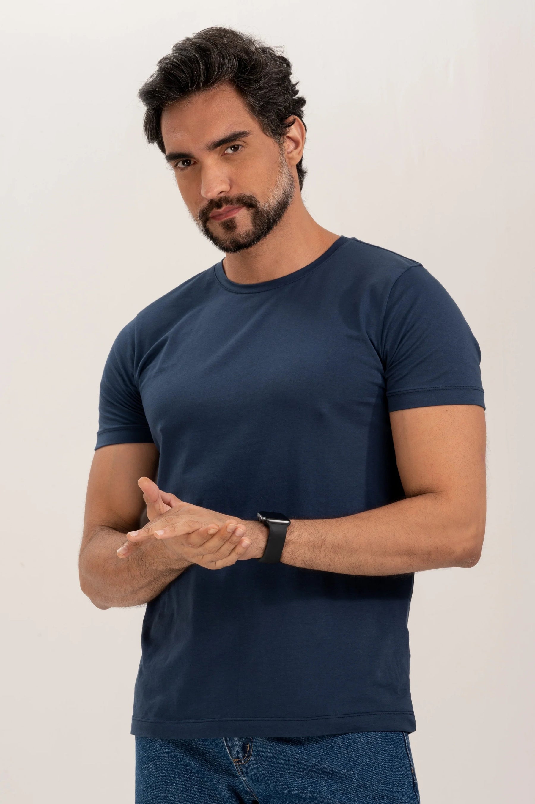 Premium Egyptian Cotton Plain Slim T-Shirt