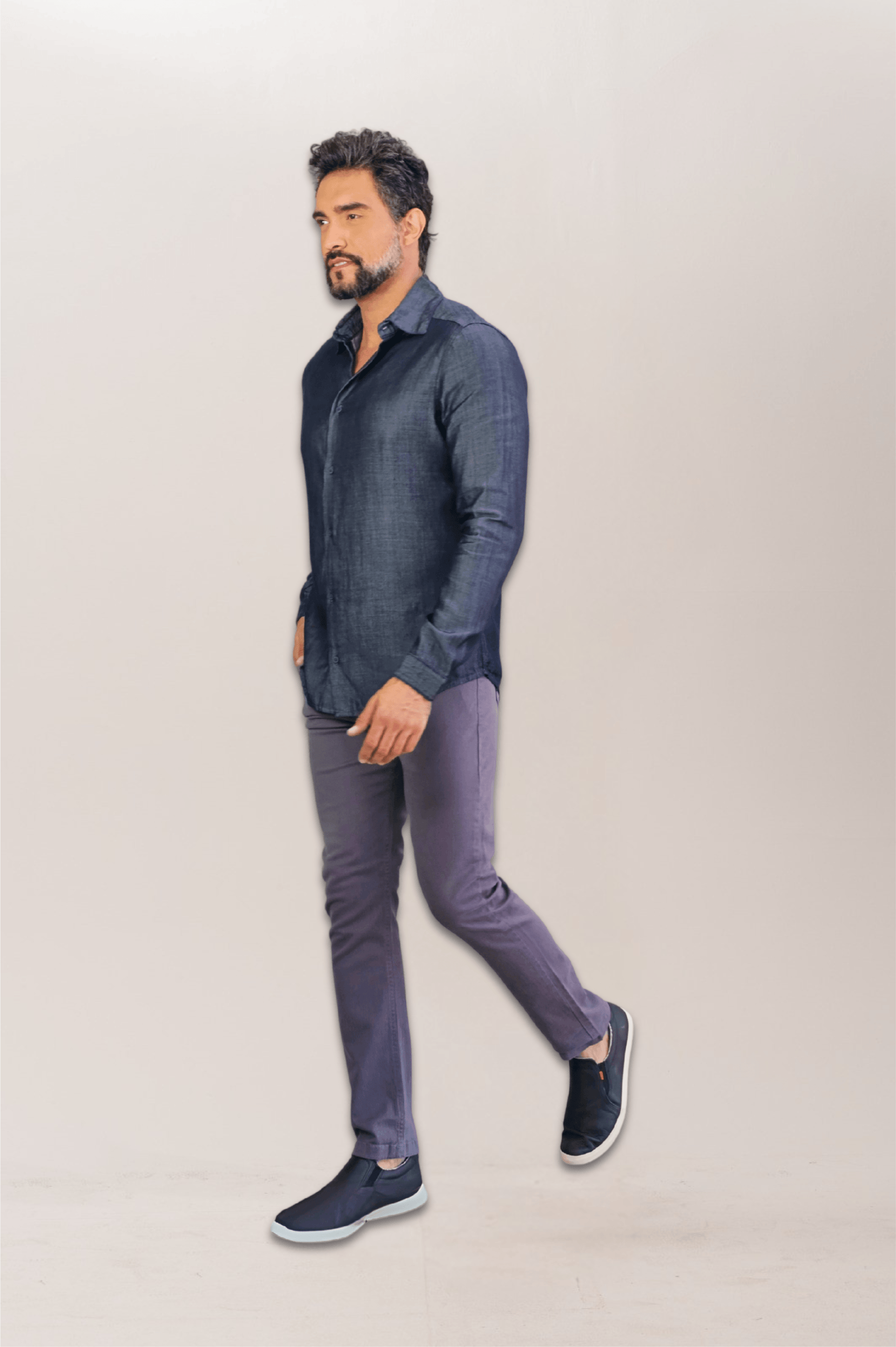 Premium Slim ML Dark Jeans Dress Shirt