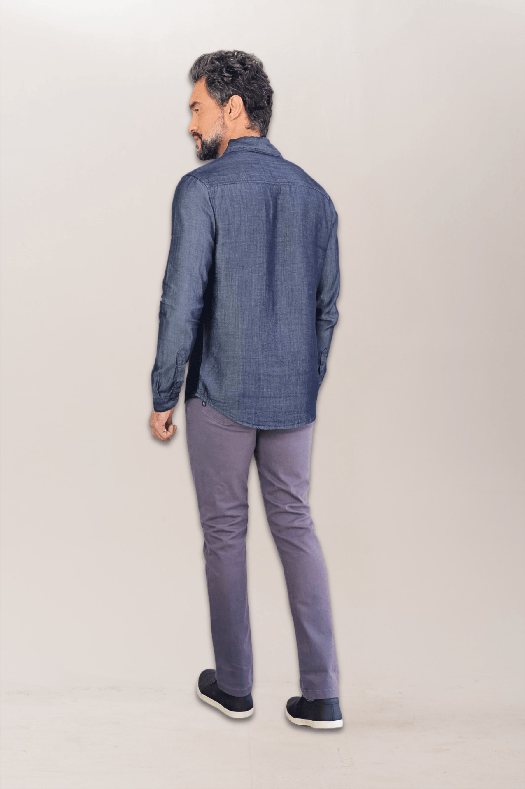 Premium Slim ML Dark Jeans Dress Shirt