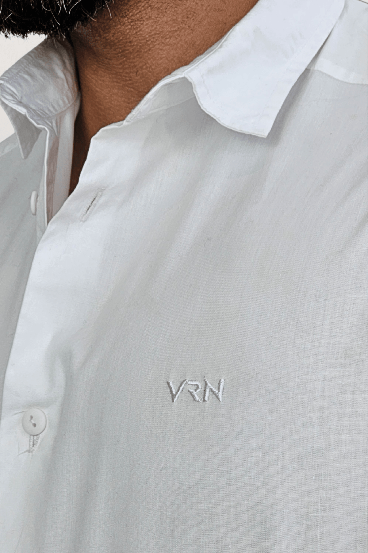 Premium Slim ML Tricoline Dress Shirt with Logo