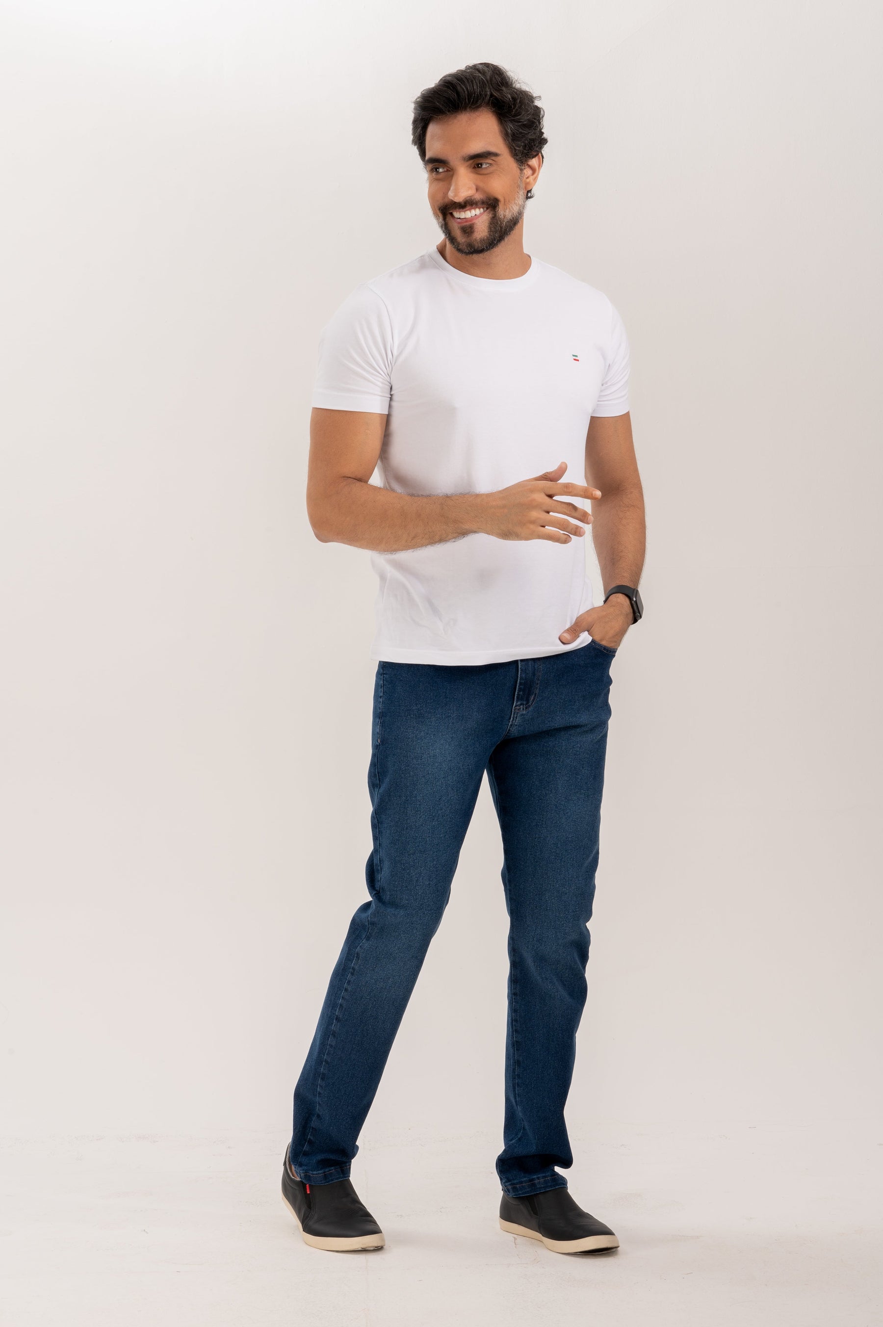 Stone Slim Five Pocket Jeans