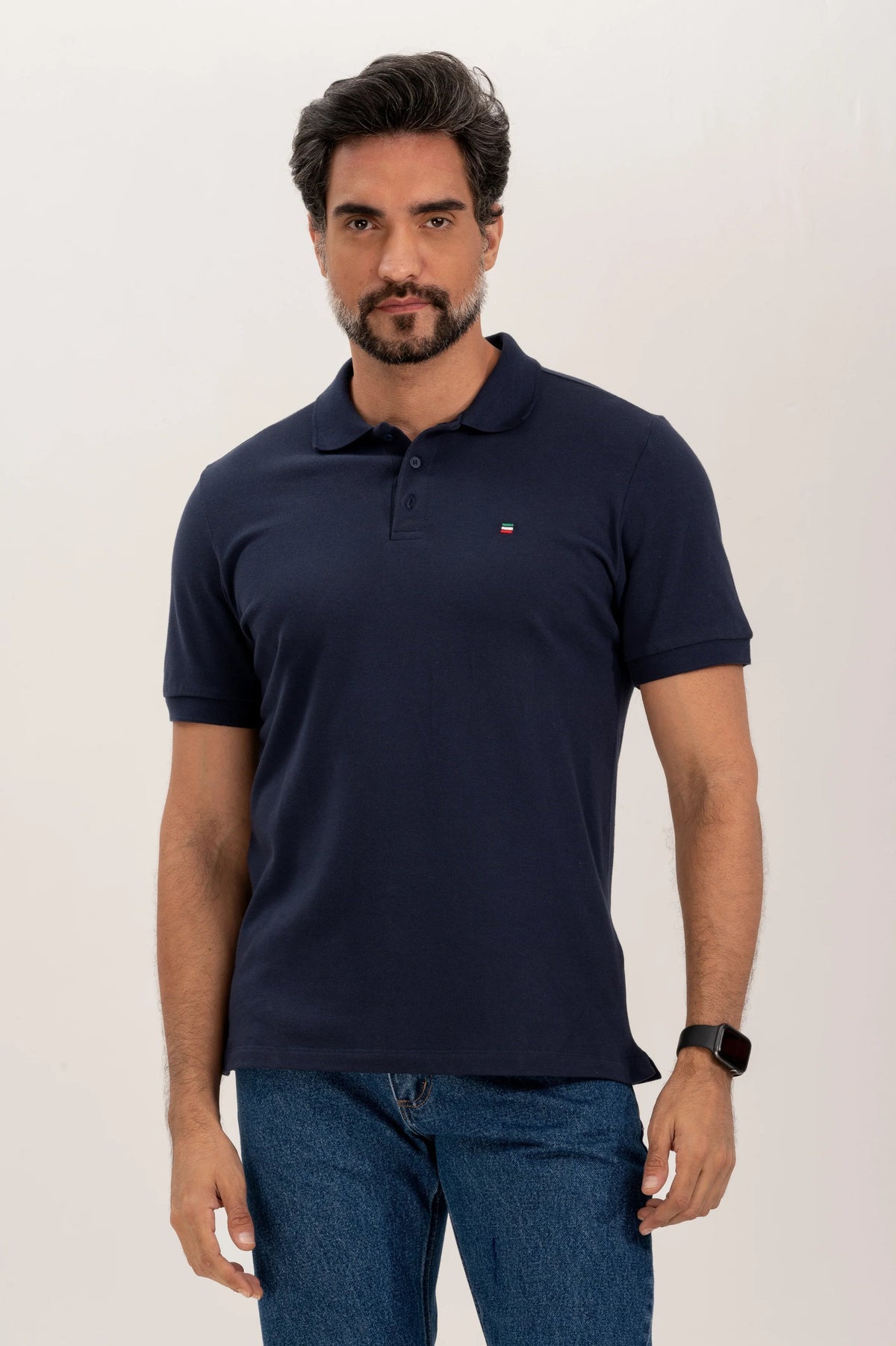Premium Piquet and Lycra Slim Polo