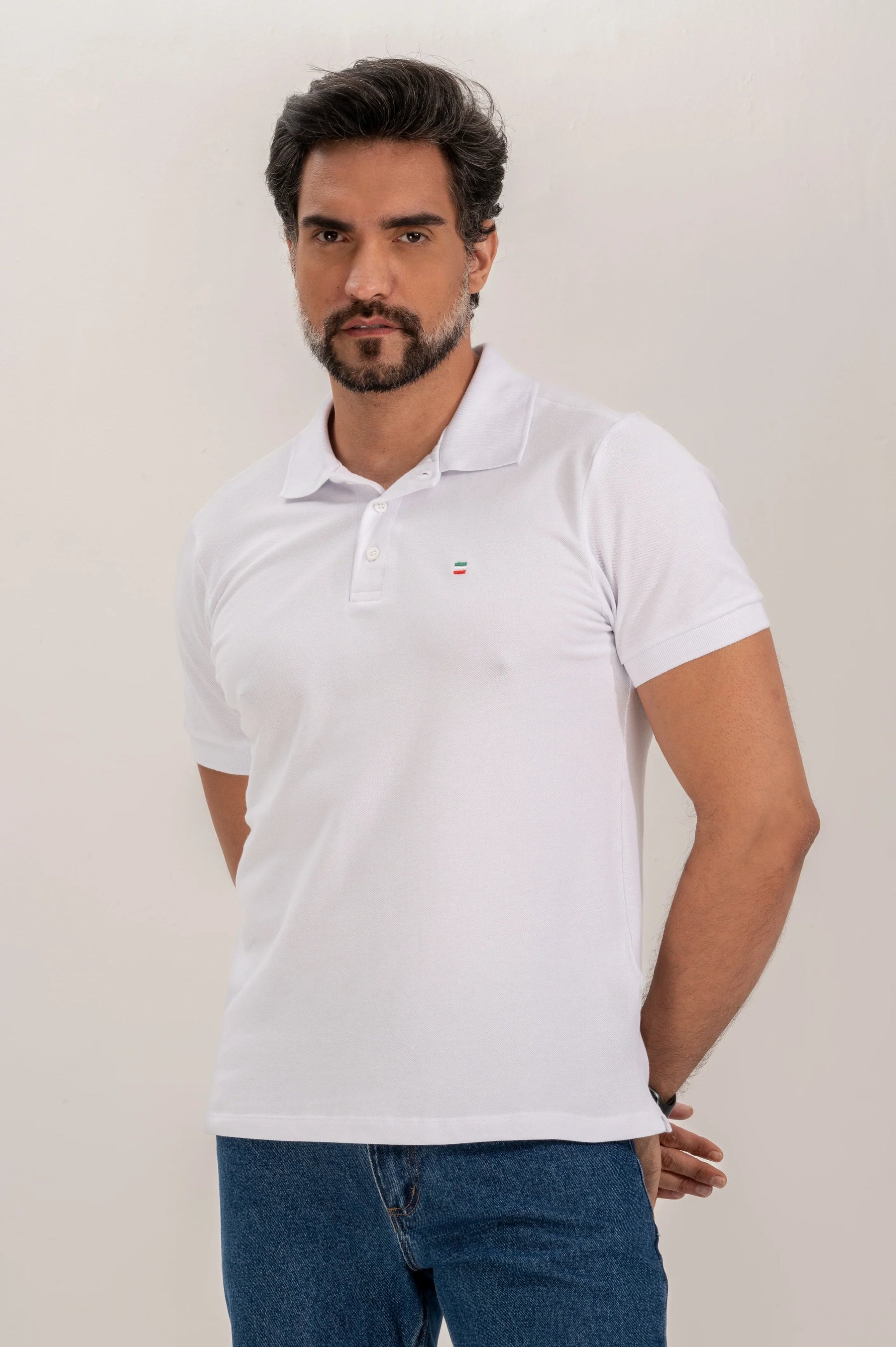Premium Piquet and Lycra Slim Polo