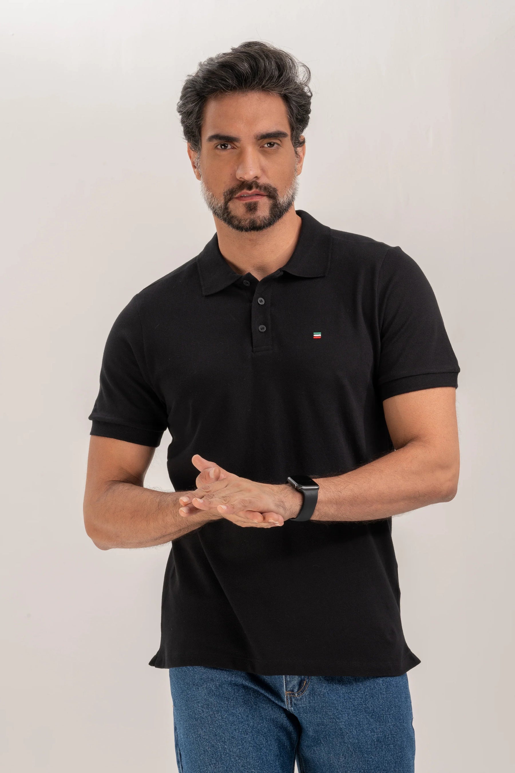 Premium Piquet and Lycra Slim Polo