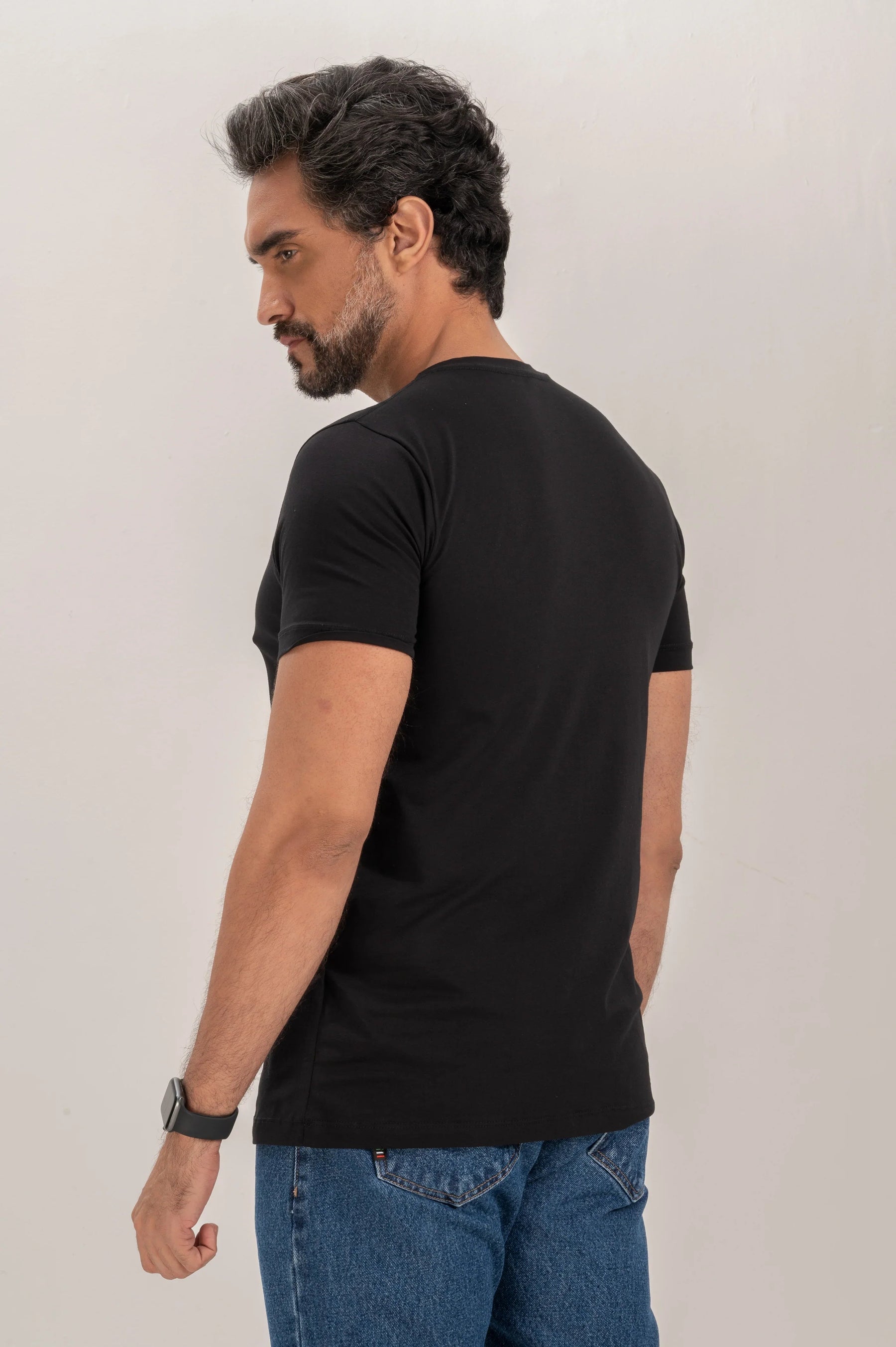 Premium Egyptian Cotton Plain Slim T-Shirt