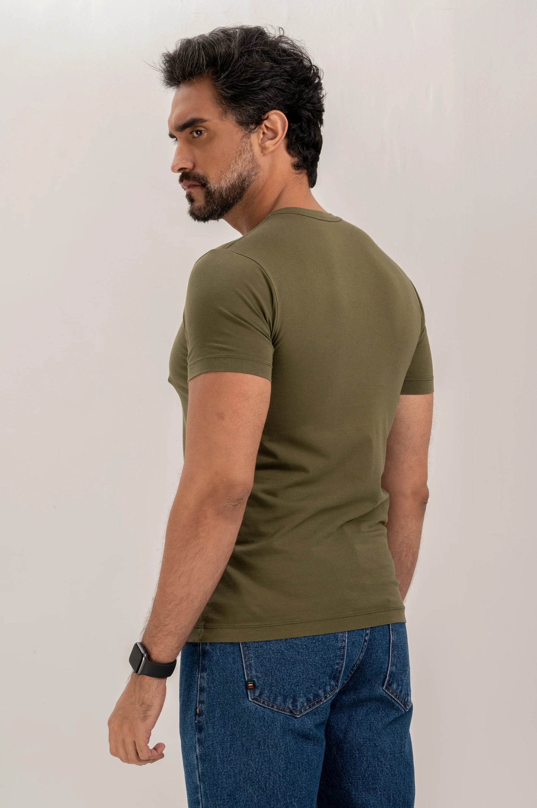 Premium Egyptian Cotton Plain Slim T-Shirt