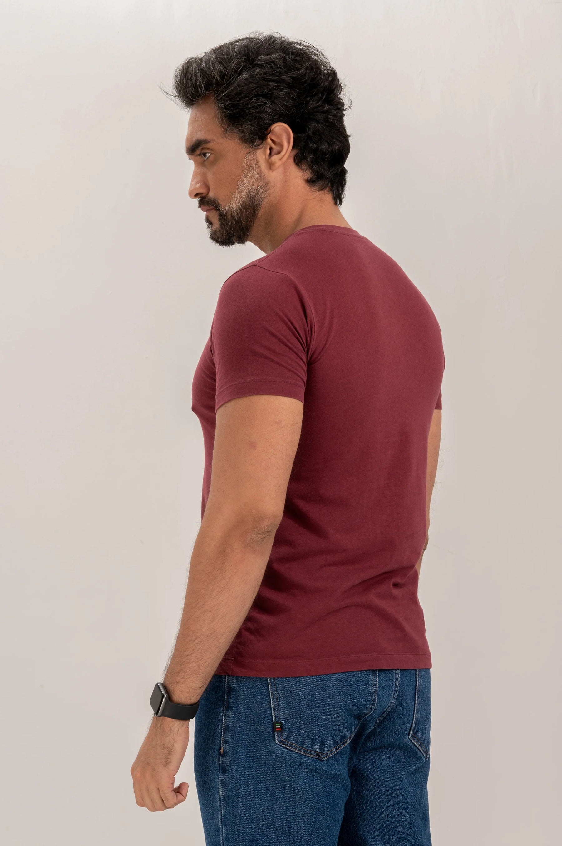Premium Egyptian Cotton Plain Slim T-Shirt