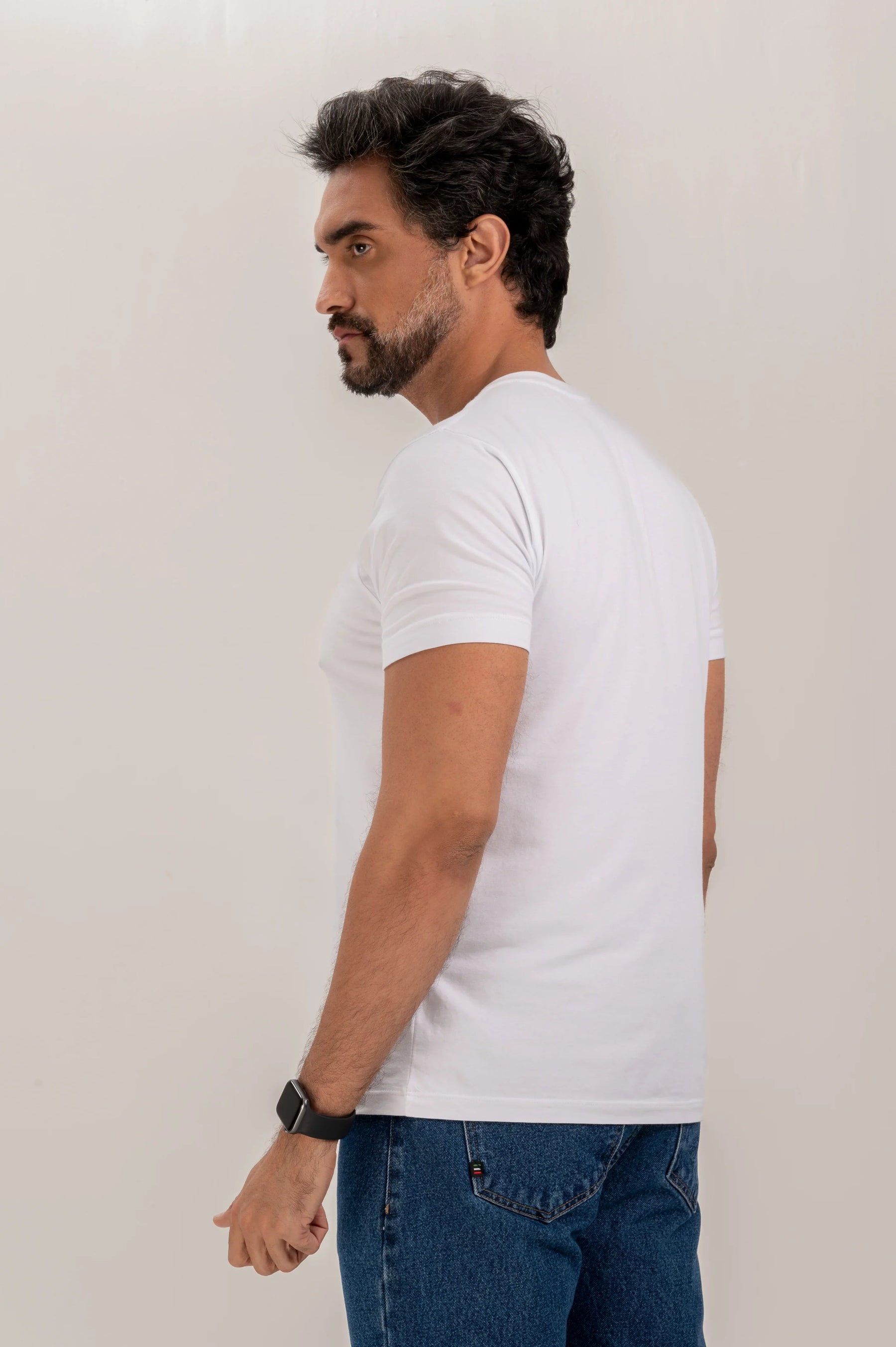 Premium Egyptian Cotton Plain Slim T-Shirt
