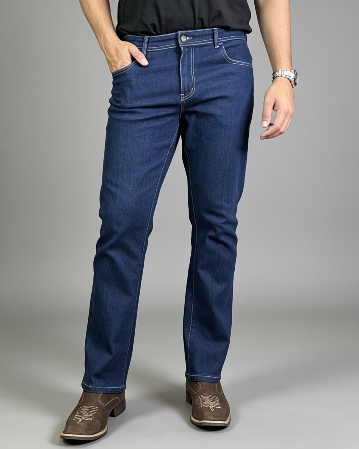 Calça Jeans Wrangler Masculina Importada c/Lycra Reta