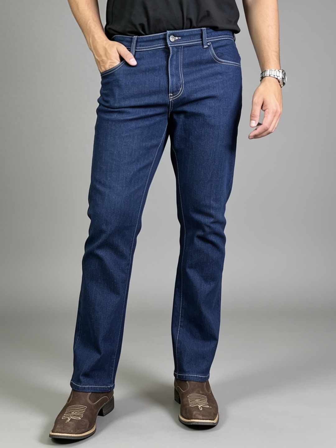 Calça Jeans Wrangler Masculina Importada c/Lycra Reta