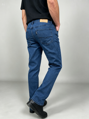 Calça Jeans Masculina Reta Confort Importada Vilejack