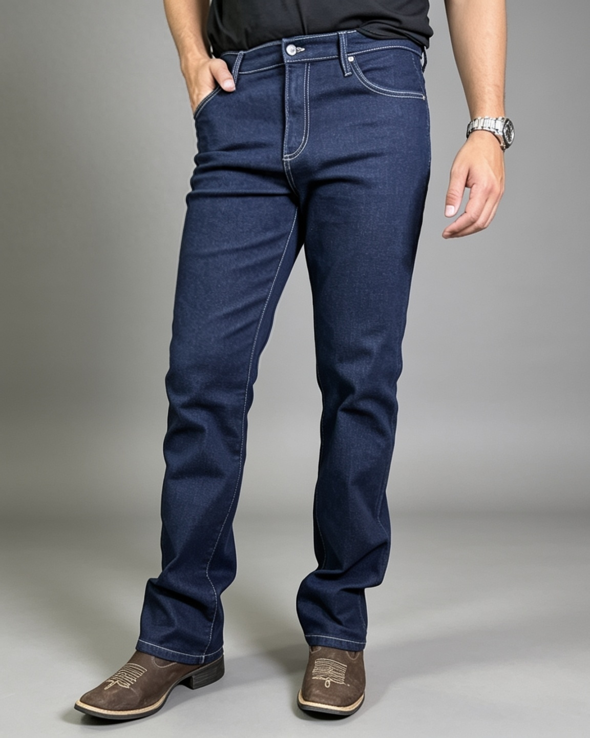 Calça Jeans Wrangler Masculina Importada c/Lycra Advanced - Cowboy Cut