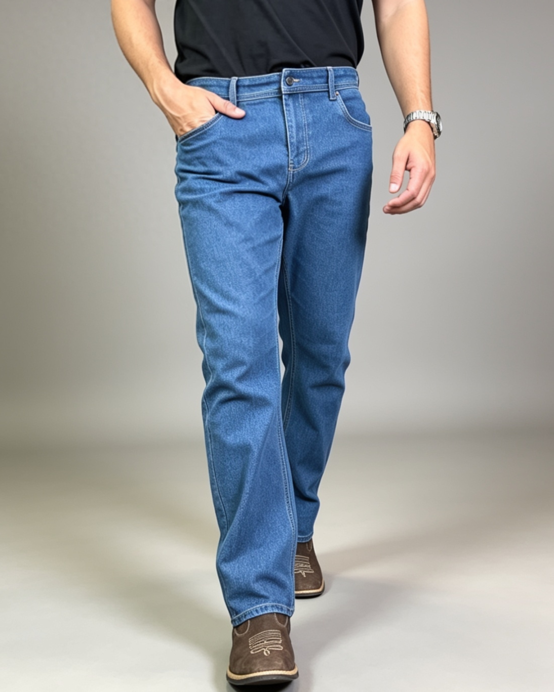 Calça Jeans Wrangler Masculina Importada c/Lycra Reta