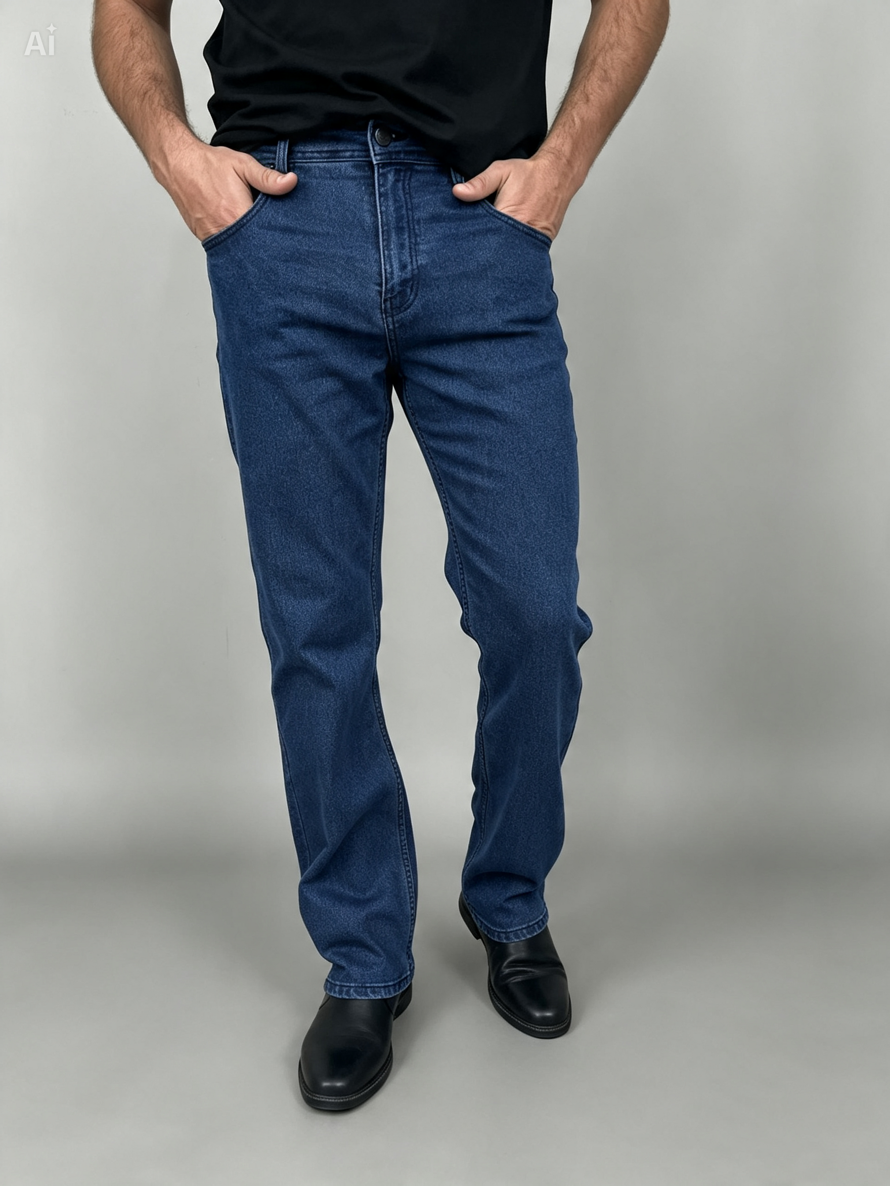 Calça Jeans Masculina Reta Confort Importada Vilejack