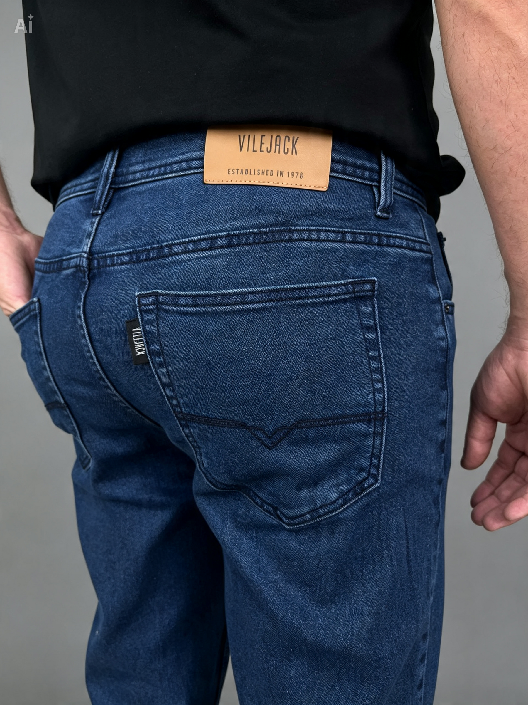 Calça Jeans Masculina Reta Confort Importada Vilejack