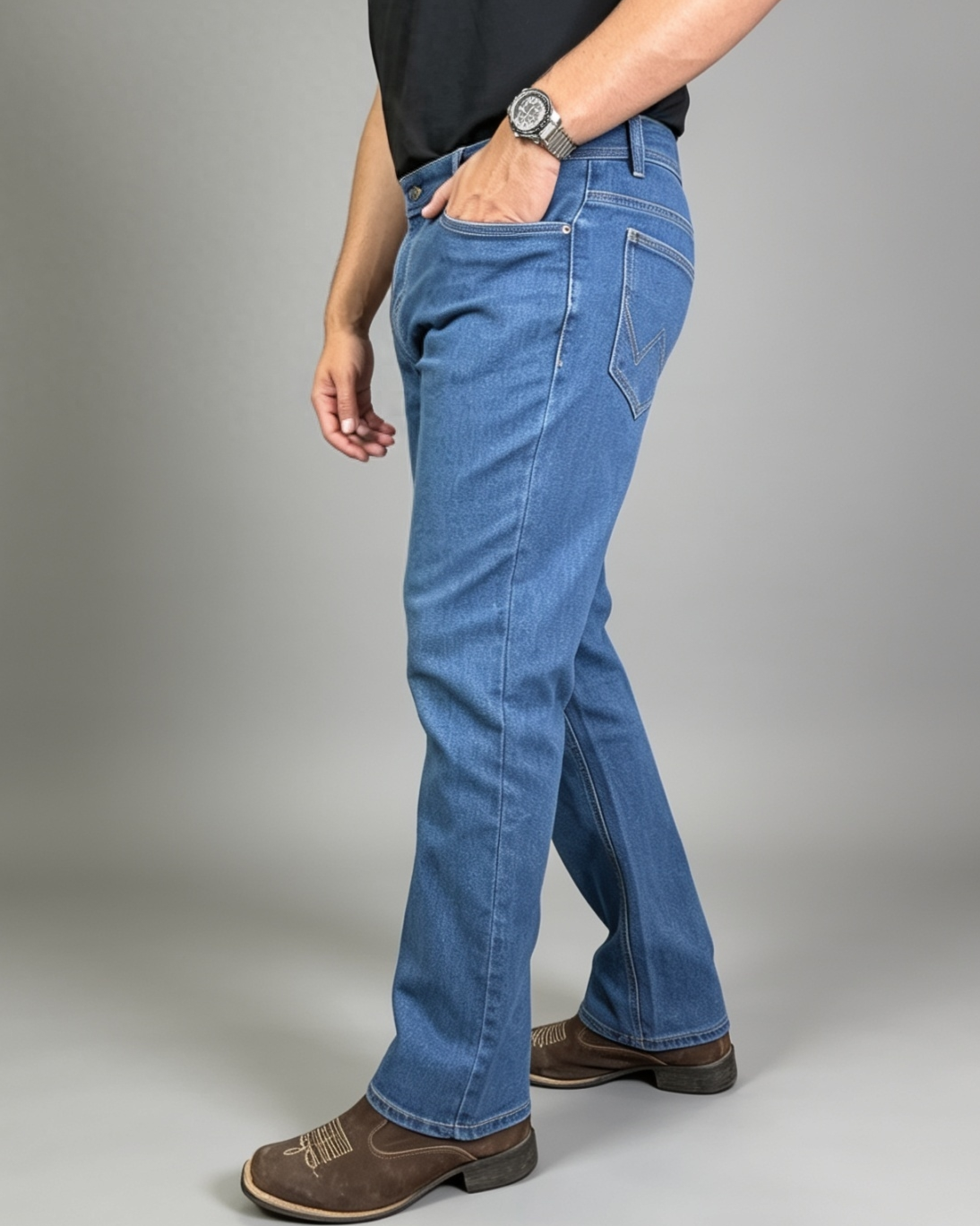 Calça Jeans Wrangler Masculina Importada c/Lycra Reta