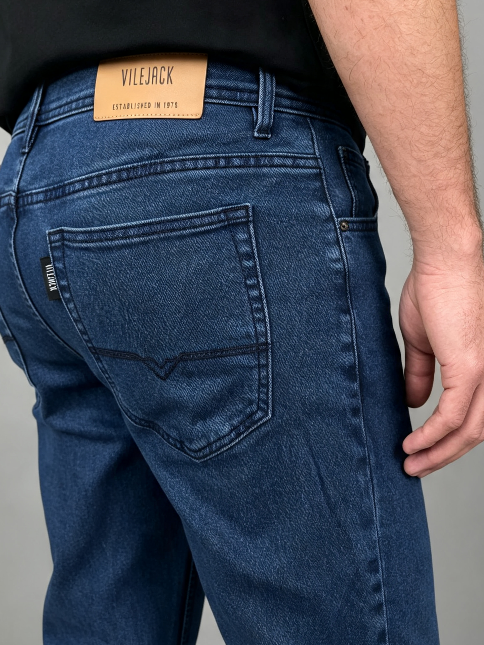 Calça Jeans Masculina Reta Confort Importada Vilejack