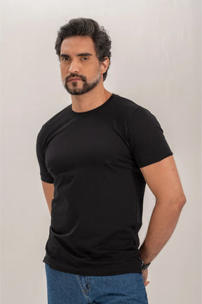 Premium Egyptian Cotton Plain Slim T-Shirt 