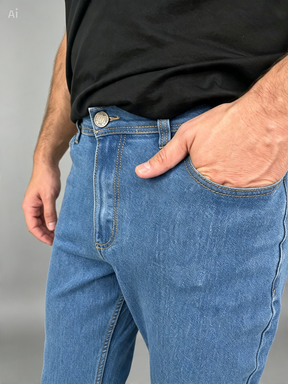 Calça Jeans Masculina Reta Confort Importada Vilejack