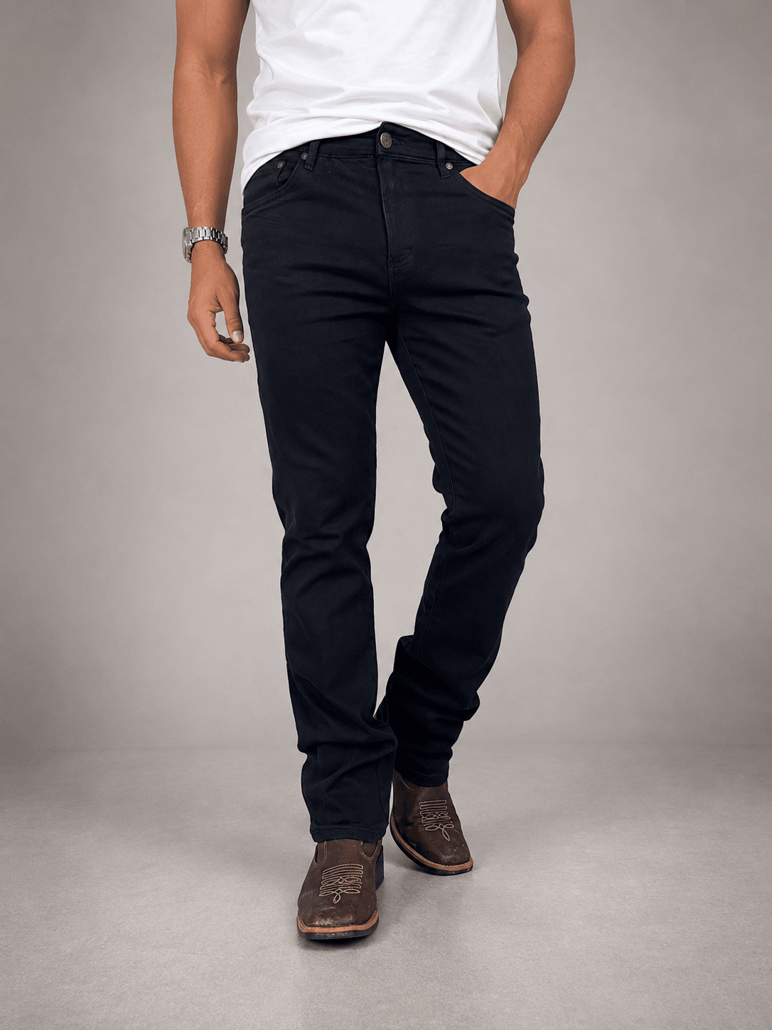 Calça Jeans Masculina Cowboy Cut com Lycra Tassa