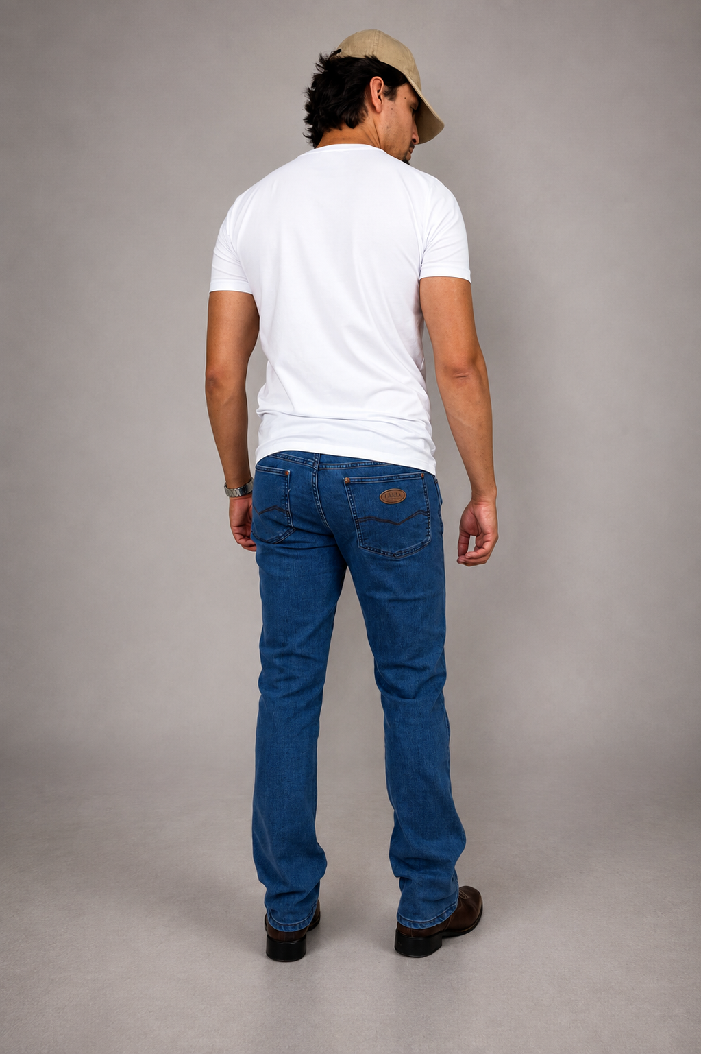 Calça Jeans Masculina Cowboy Cut com Lycra Tassa