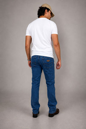 Calça Jeans Masculina Cowboy Cut com Lycra Tassa