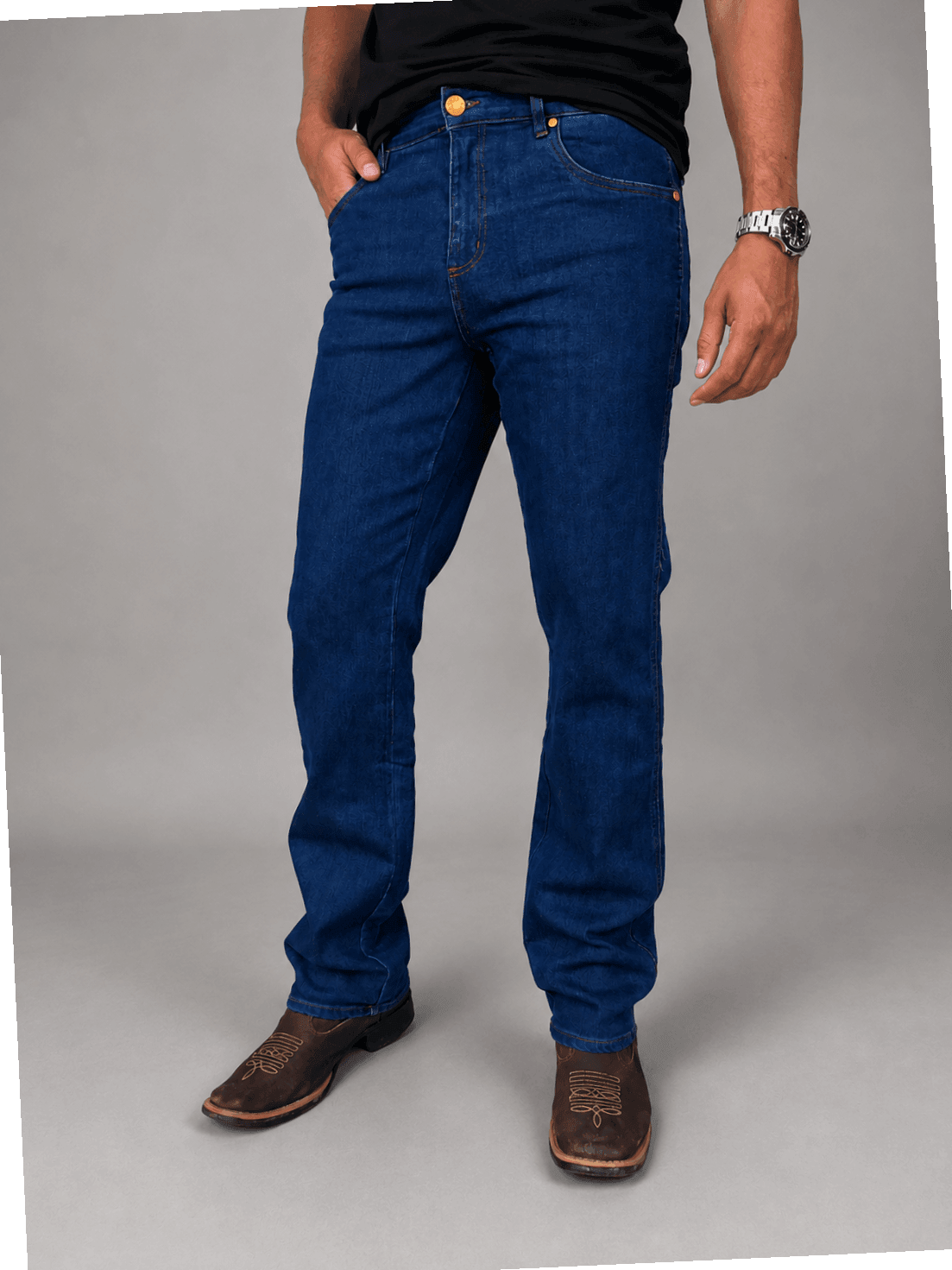 Calça Jeans Masculina Cowboy Cut com Lycra Tassa