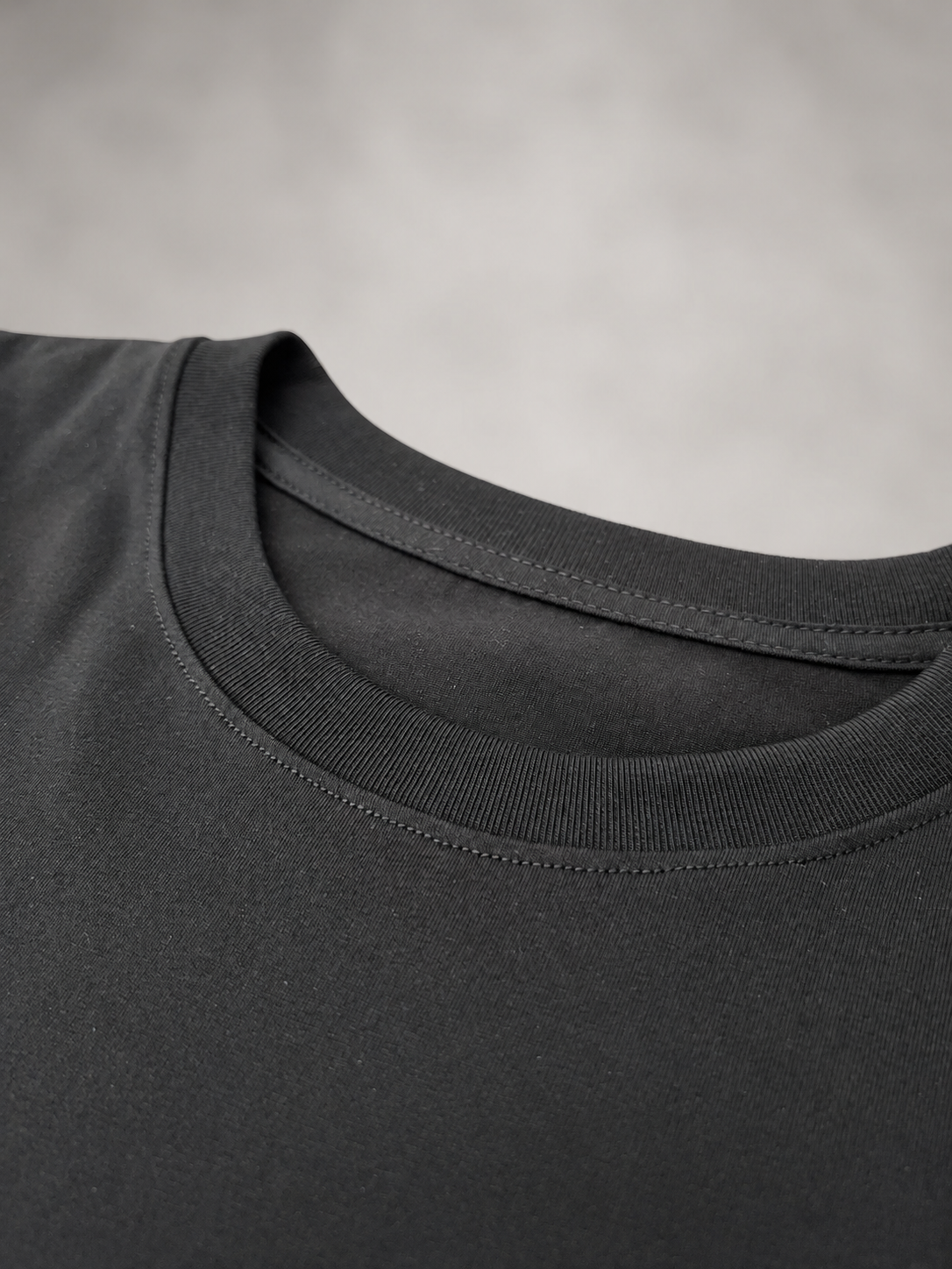 Camiseta Preta Algodão Egípcio Masculina C/ Elastano Premium Camelback