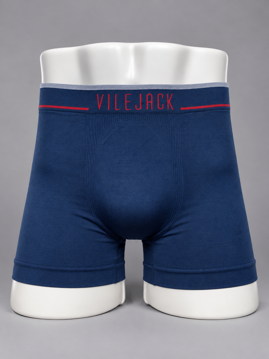 Kit Com 10 Cueca Boxer Masculina S/ Costura Poliamida Elastano Vilejack