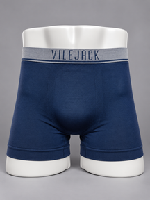 Kit Com 10 Cueca Boxer Masculina S/ Costura Poliamida Elastano Vilejack