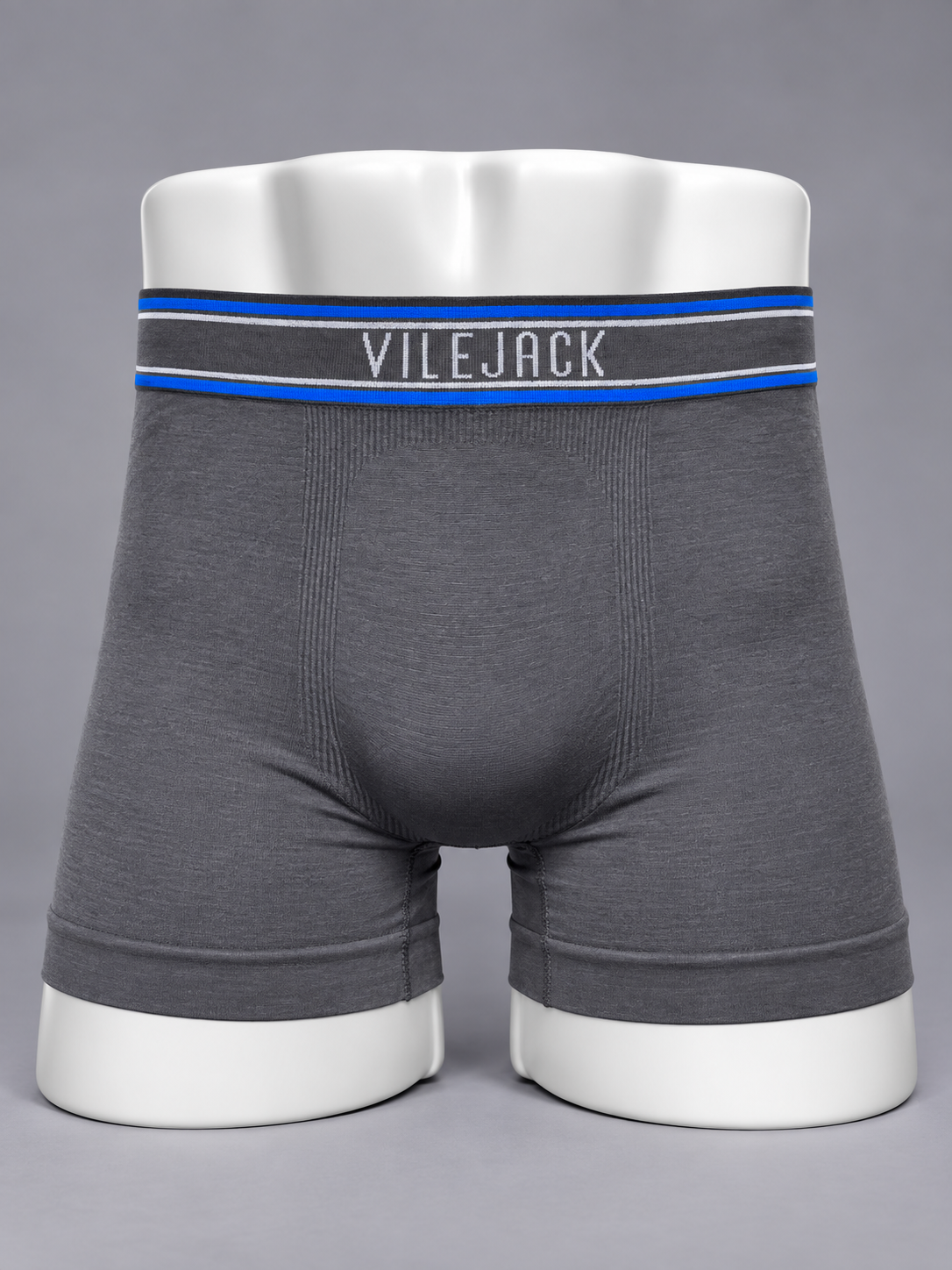 Kit Com 10 Cueca Boxer Masculina S/ Costura Poliamida Elastano Vilejack