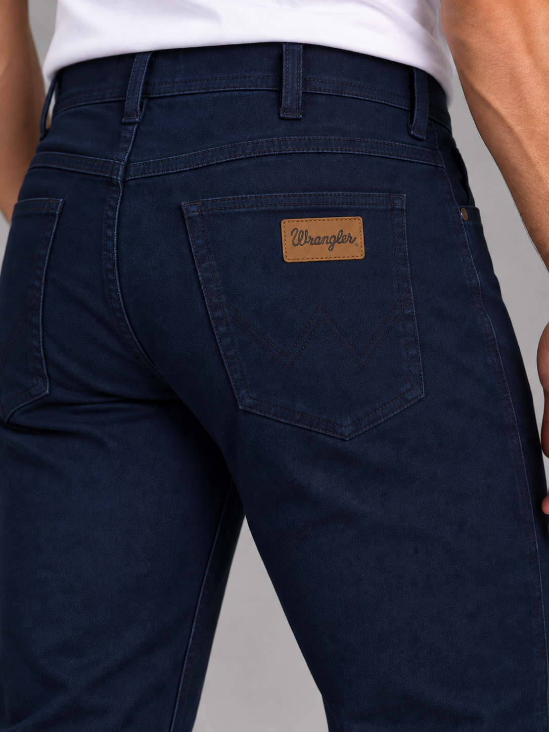 Calça Wrangler Sarja Com Elastano Slim Texas Premium