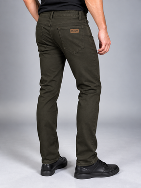 Calça Wrangler Sarja Com Elastano Slim Texas Premium