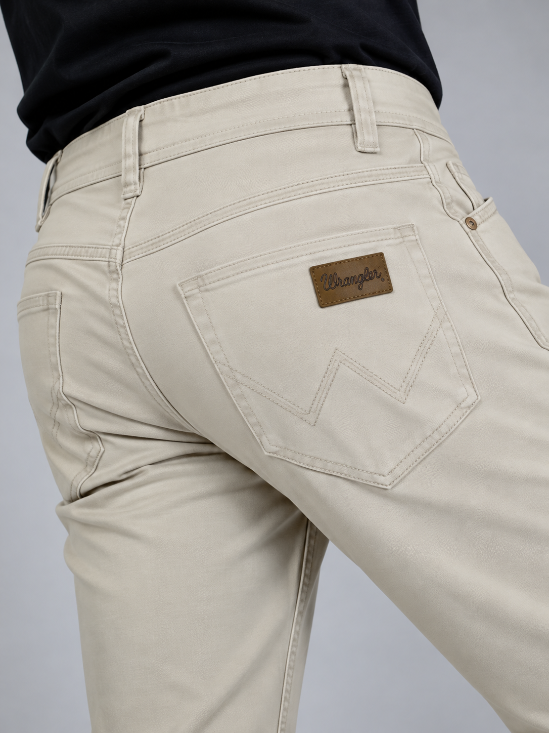 Calça Wrangler Sarja Com Elastano Slim Texas Premium