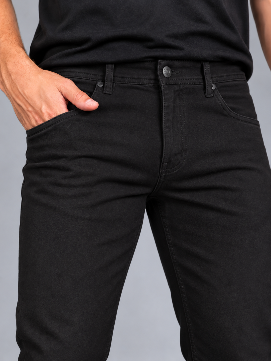 Calça Wrangler Sarja Com Elastano Slim Texas Premium