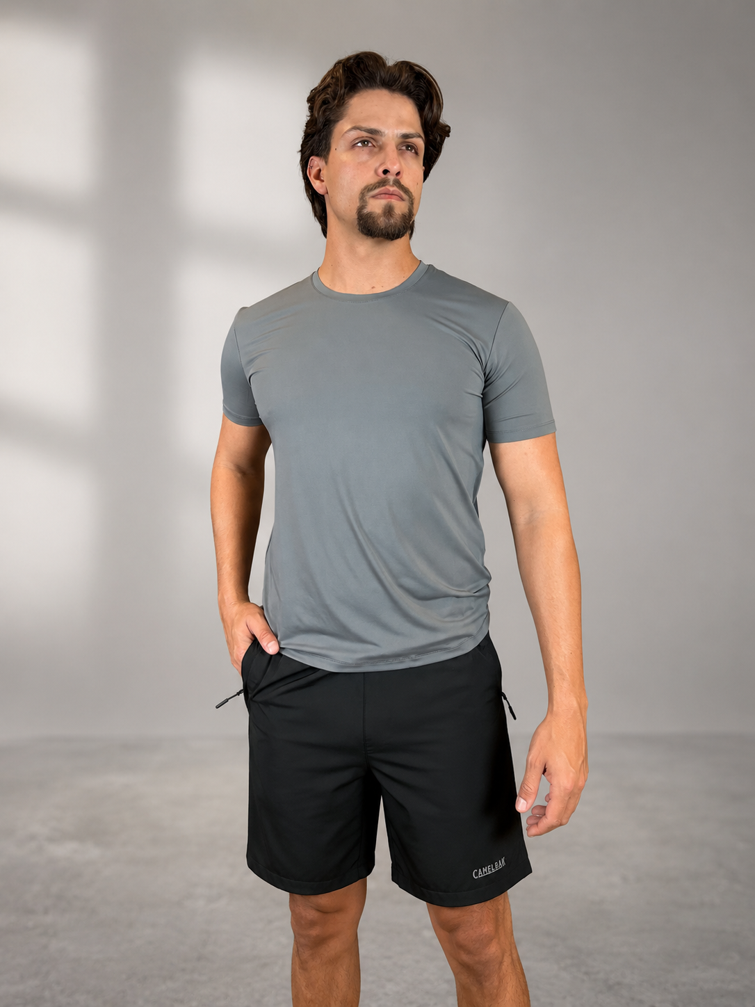 Camisa Masculina Proteção Solar UV 50 Dri Fit Alta Performance Camelback