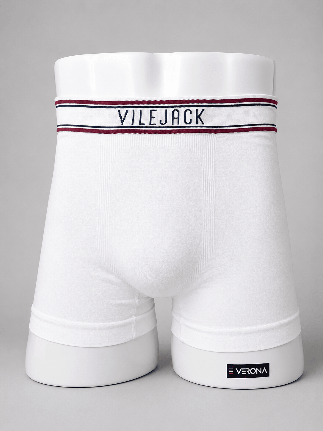 Kit Com 10 Cueca Boxer Masculina S/ Costura Poliamida Elastano Vilejack
