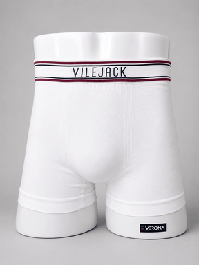 Kit Com 10 Cueca Boxer Masculina S/ Costura Poliamida Elastano Vilejack