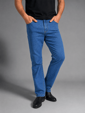 Calça Jeans Masculina Reta Confort Importada Vilejack