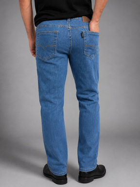 Calça Jeans Masculina Reta Confort Importada Vilejack
