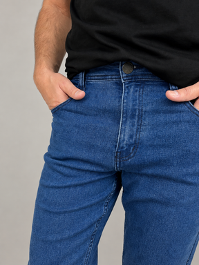 Calça Jeans Masculina Reta Confort Importada Vilejack
