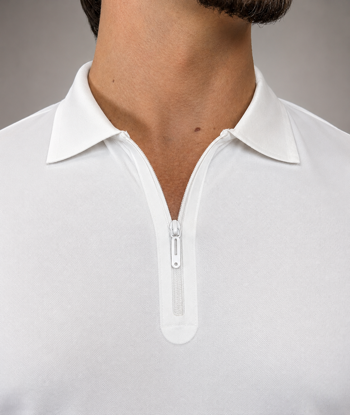 Camisa Polo Masculina Tecido Tech c/Zíper Verona