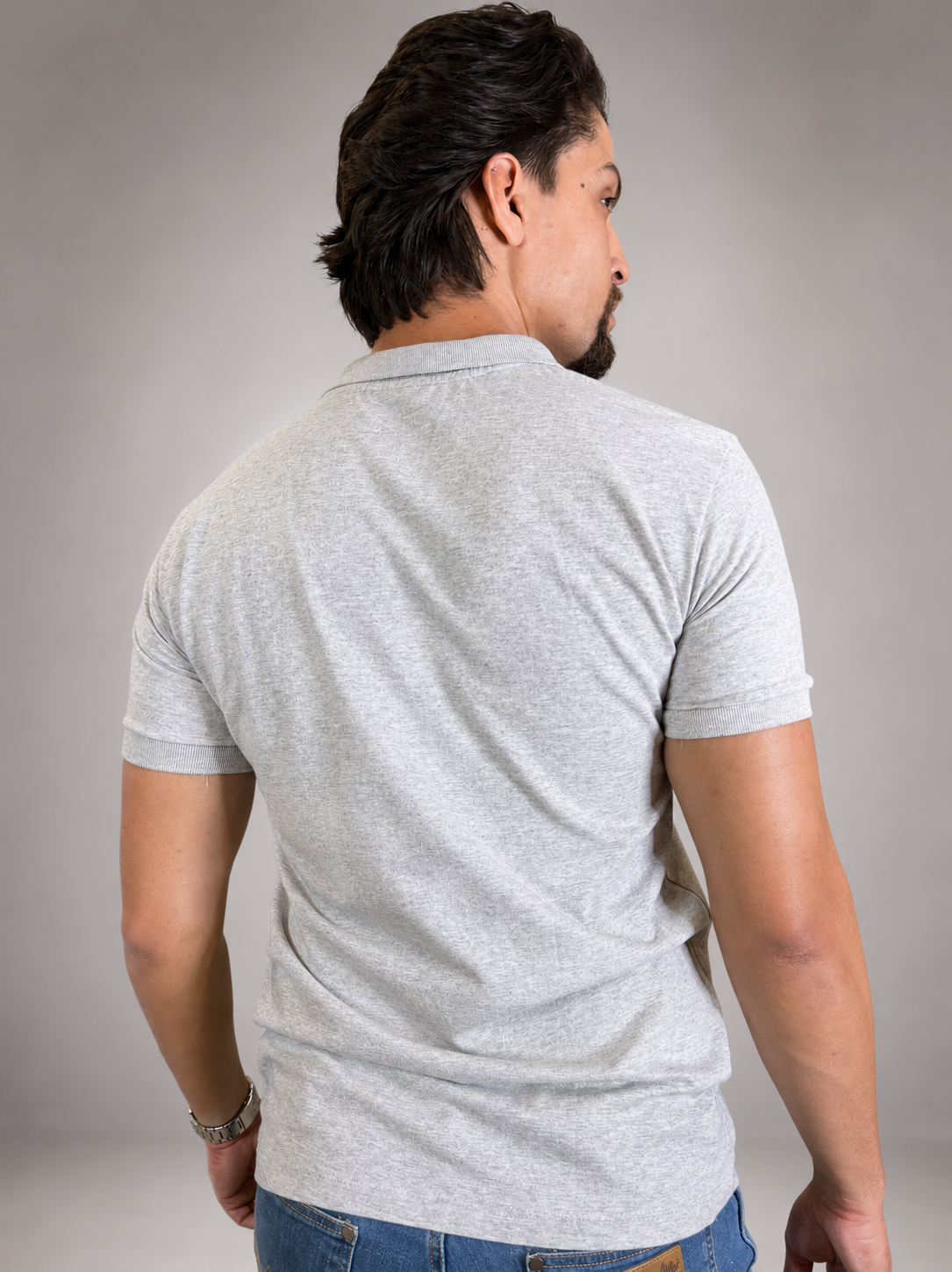 Camisa Gola Polo Masculina Estonada Slim Algodão Premium Vilejack