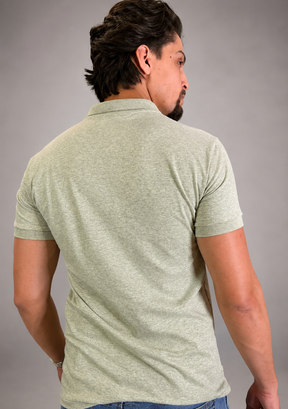 Camisa Gola Polo Masculina Estonada Slim Algodão Premium Vilejack