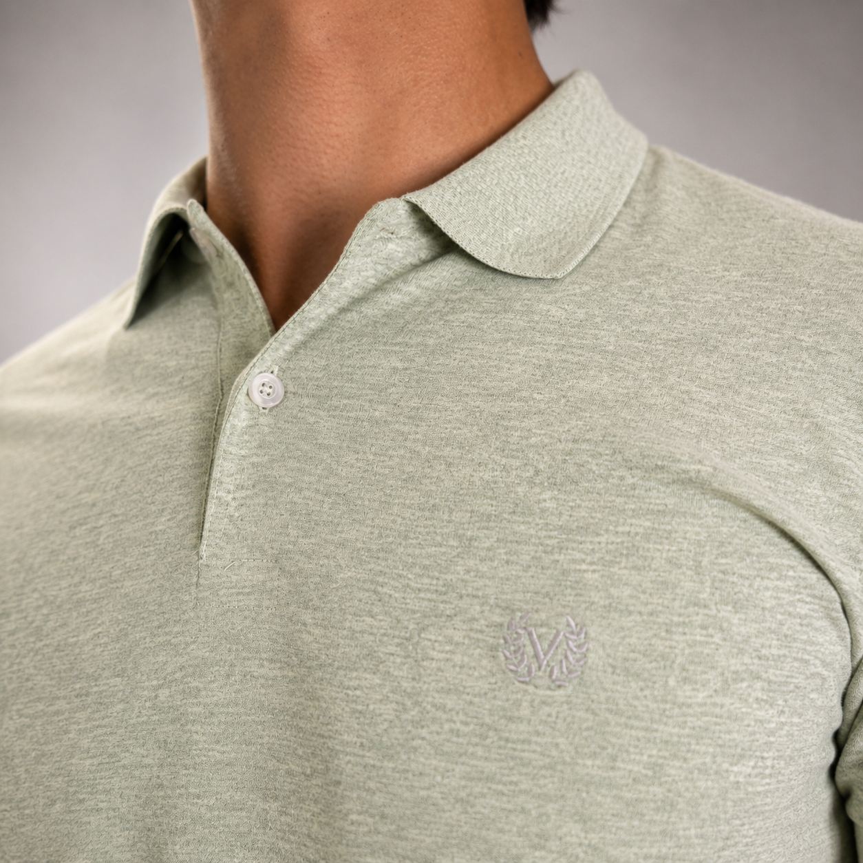 Camisa Gola Polo Masculina Estonada Slim Algodão Premium Vilejack