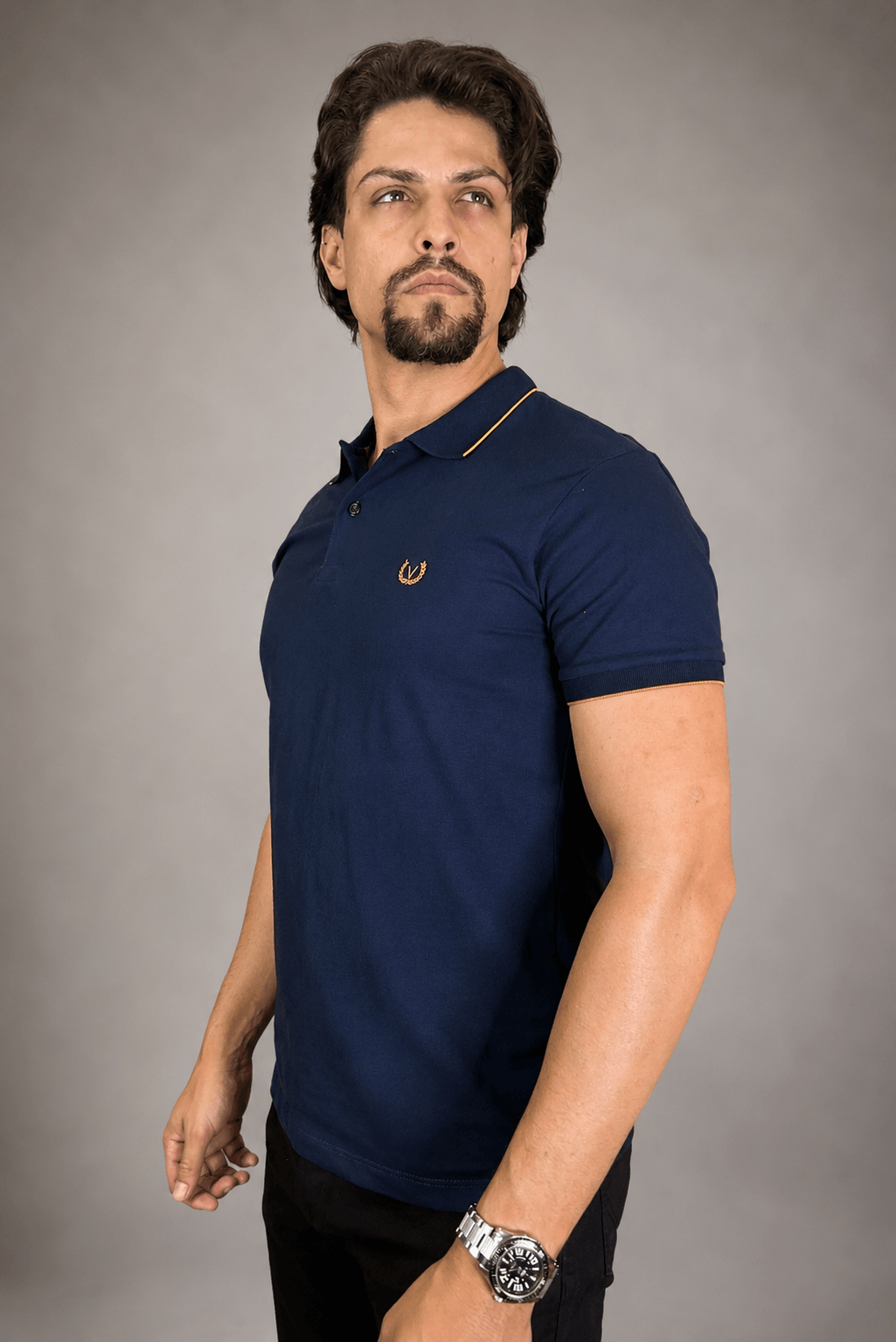 Camisa Polo Vilejack Masculina Slim Algodão Premium
