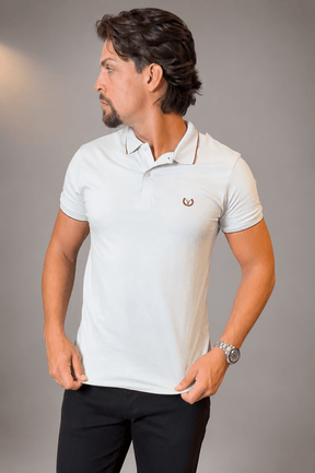 Camisa Polo Vilejack Masculina Slim Algodão Premium