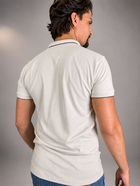 Camisa Gola Polo Masculina Algodão c/ Bolso Vilejack