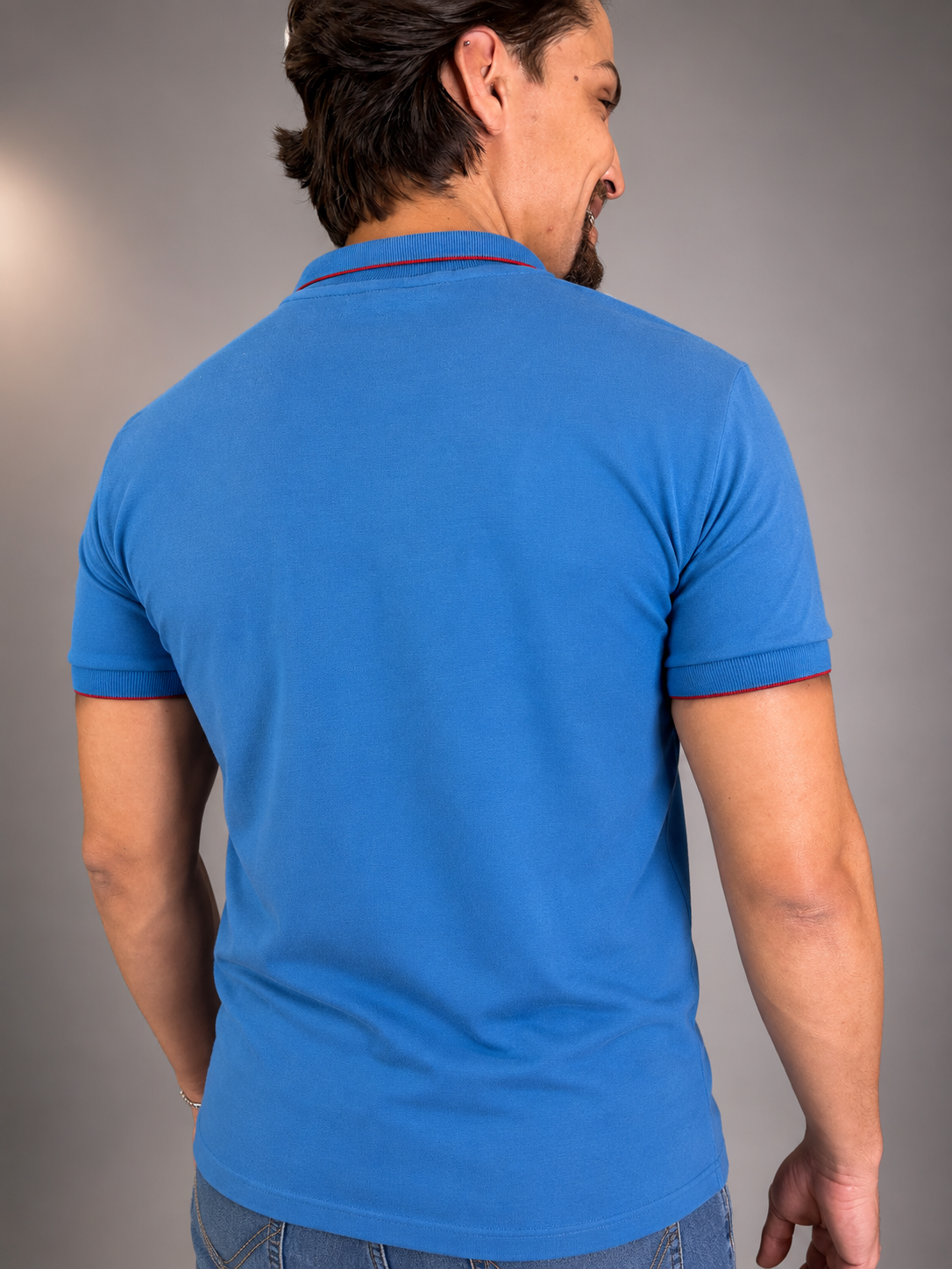 Camisa Gola Polo Masculina Algodão c/ Bolso Vilejack